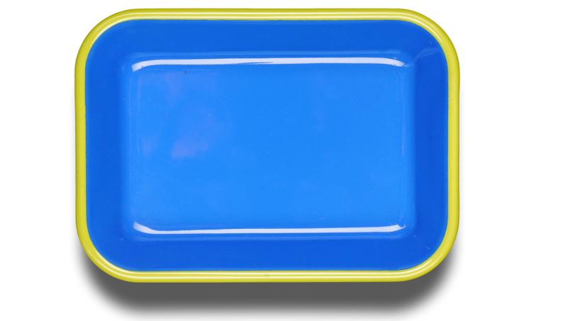 Rectangular Dish Blue Lime