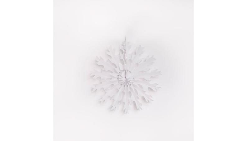 Snowflake Small White D38cm