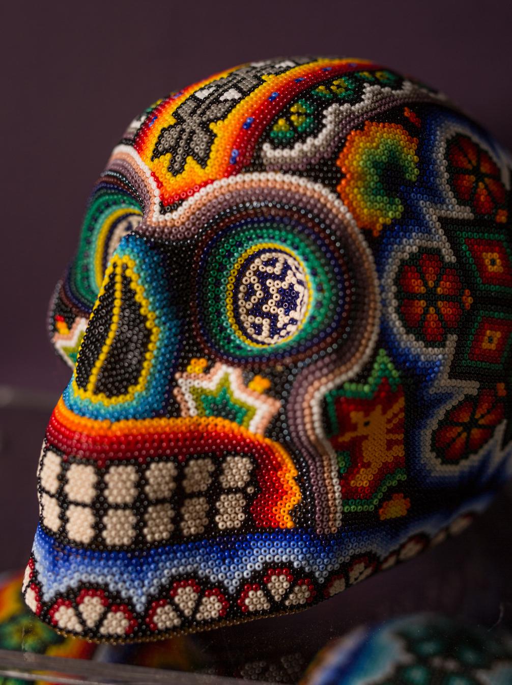 Mexican Beaded Skull