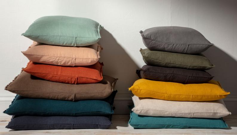 Plain Linen Cushions