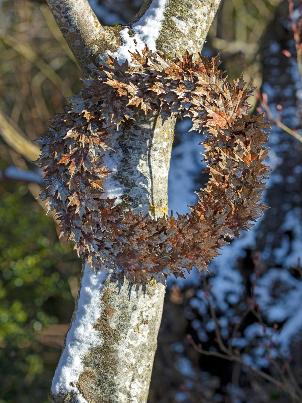 Rustic Maple Leaf Wreath