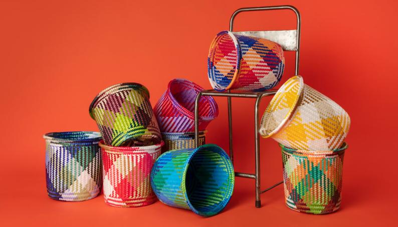 Small Woven Mexican Baskets