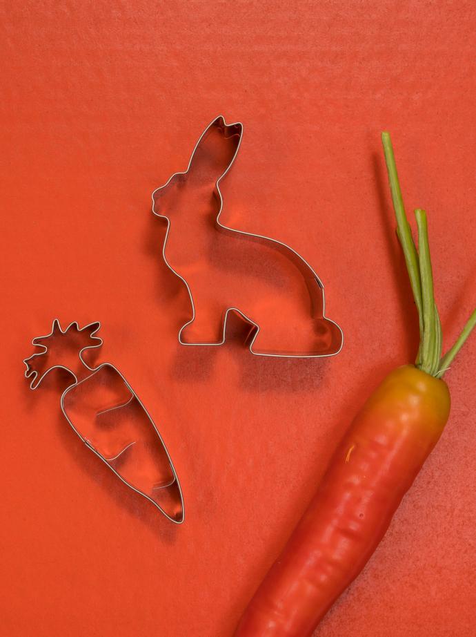 Rabbit & Carrot Biscuit Cutters