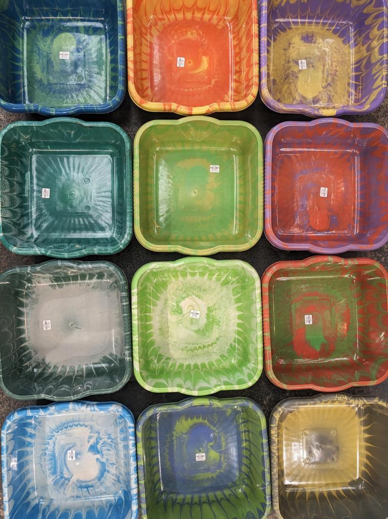Square Plastic Washing Up Bowls